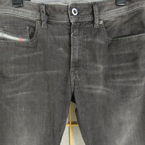 Diesel Thommer Slim Skinny Grey Jeans Size 31 x 32 - Picture 3 of 12